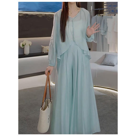 裁缝学苑AS267不规则V领上衣小衫纸样裙裤子套装阔腿裤女装样板服装打版 商品图4