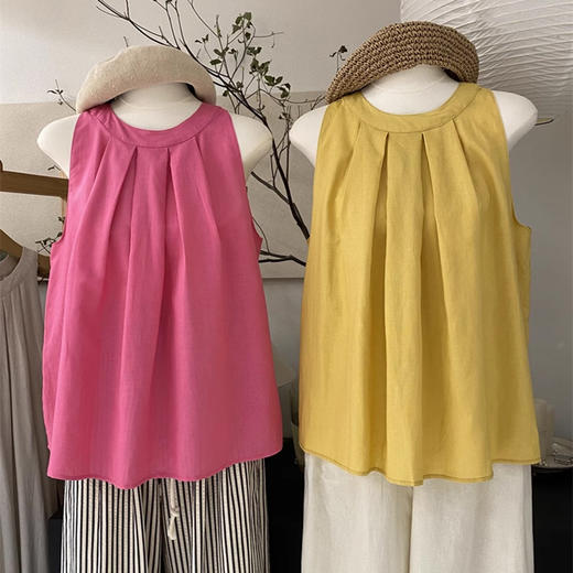 裁缝学苑AQ298韩系挂脖领麻料背心纸样夏季新款娃娃衫打版裁剪样板 商品图0