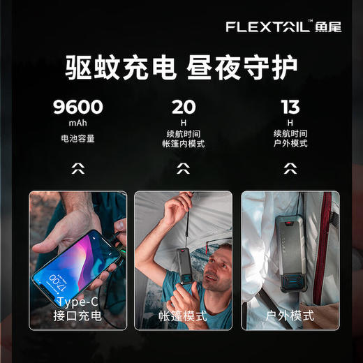 Flextail鱼尾 户外便携电动驱蚊器 商品图3