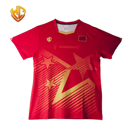 金满贯乒乓球服速干衣透气运动服运动短袖夏季吸汗国家队训练服 商品图1