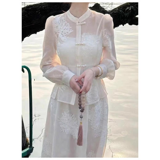 裁缝学苑AS266新中式复古国风立领上衣半身裙纸样小衫套装样板打版 商品图2