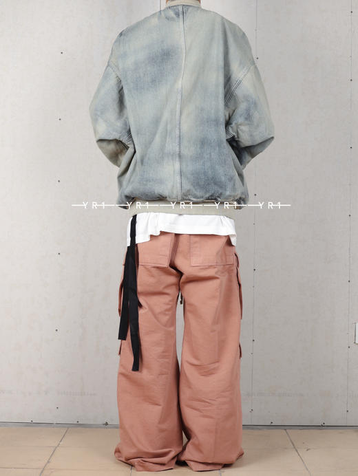 Rick Owens Drkshdw | LIDO 狮身人面像结构飞行牛仔外套 商品图3