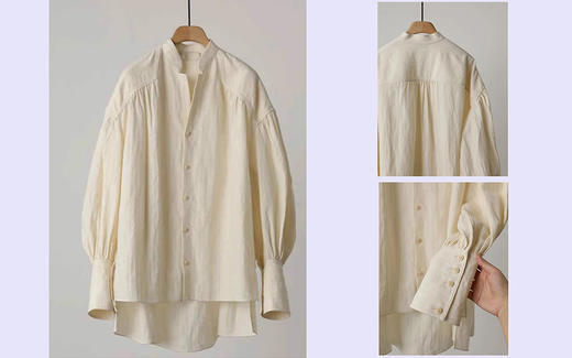 裁缝学苑AS269法式衬衫外套纸样女装春夏新款桑蚕丝上衣衬衣打板 商品图5