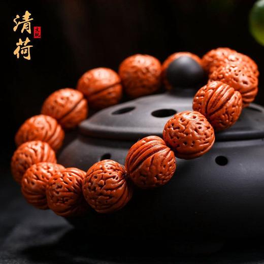 【颗颗精品❗️野生脑纹核桃手串】高品质文玩，小核桃手链每一颗都是人工精心挑选，男女士桃木佛珠，父亲节礼物L手工饰品情人节礼物 商品图4