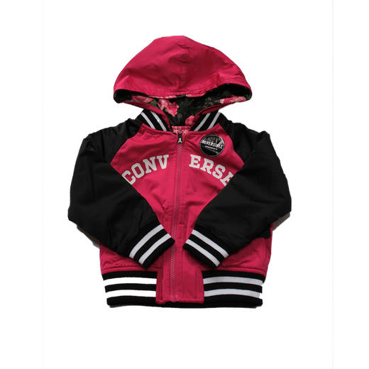CONVERSE匡威童装女大童梭织棒球夹克83122WJ466A8H 商品图0