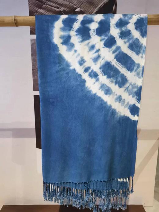 布依扎染针织围巾 商品图0