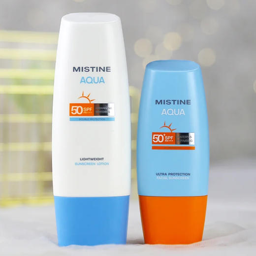 24年新版Mistine蜜丝婷小黄帽小蓝帽防晒霜40ml面部防晒乳 70ml身体防晒乳 商品图0