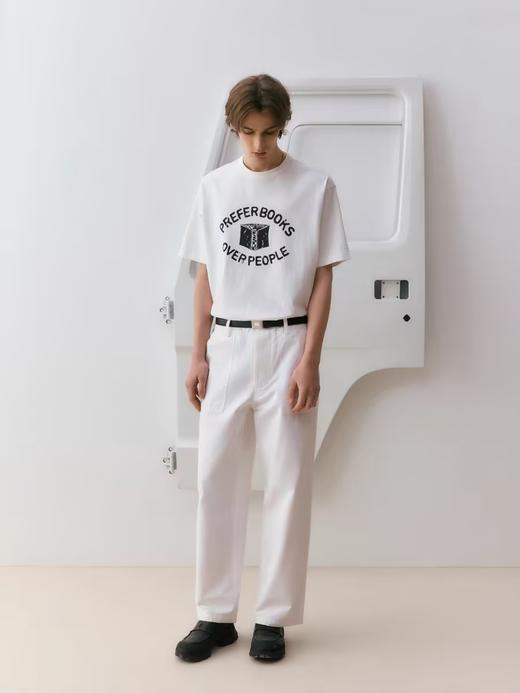 EviStub/E-4XDX119/复古水浆美式印花街头短袖T恤 商品图2