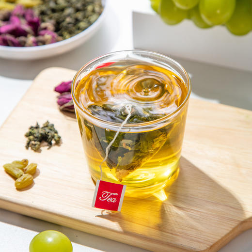 【超好喝！葡萄乌龙果茶 】葡萄与乌龙茶的鲜爽甘醇的惊喜，茶包选用食品安全级，网红同款奶茶三角包冷泡水果喜茶蜜白桃乌龙水果茶QQ 商品图3