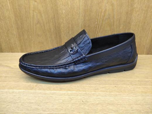 豪行夏季11153681牛皮休闲男软底豆豆鞋 商品图0