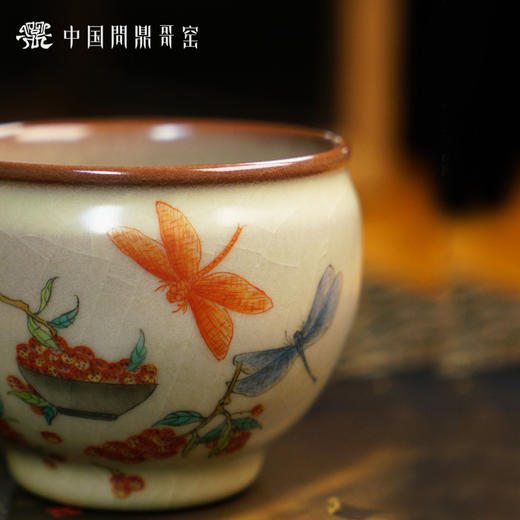 问鼎哥窑致巧款精工云澜杯（香满筠篮）（缺货） 商品图5