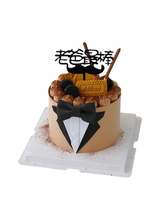 G款老爸最棒西服领结蛋糕 商品图3