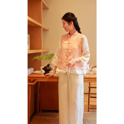 【抖音专属】阔腿裤（24709262-山矾） 商品图3