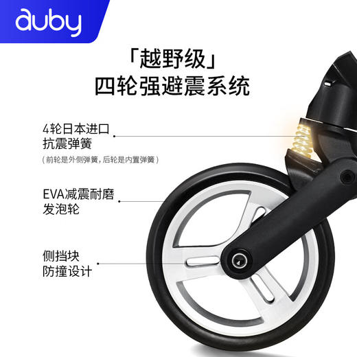 澳贝婴儿推车可坐可躺婴儿车轻便折叠新生儿减震高景观儿童手推车 商品图4