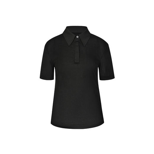 NUTH莱赛尔针织T恤宽松半透拼接短袖上衣女 商品图5