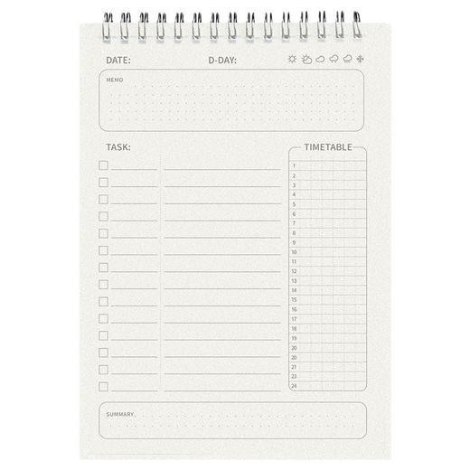 【提高效率！160天每日计划本】既能实时监督，又能提高学习和办公的效率，学生寒暑假自律打卡本，办公行程规划B5本子L 商品图4