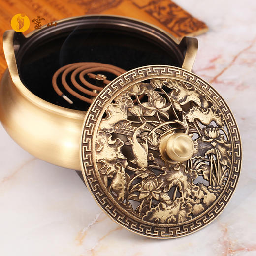 三足圆耳香炉 商品图3