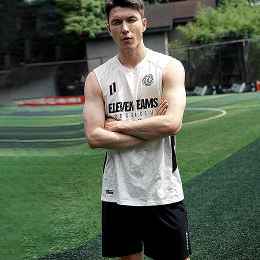 小李子Eleventeams足球运动训练破浪系列组队梭织弹力短裤成人男 商品图3