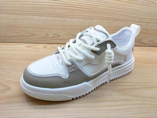 豪行13175129纯牛皮休闲板鞋男单鞋百搭正品小白潮鞋 商品图0