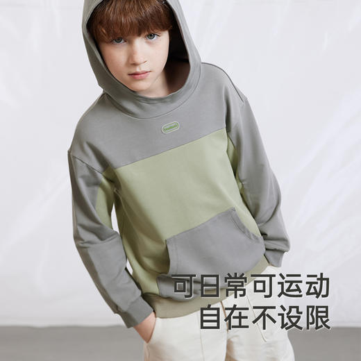 英氏儿童卫衣春秋季男童卫衣中大童长袖连帽卫衣儿童上衣 商品图1