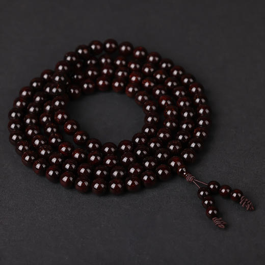 【高油高密❗️印度小叶紫檀】一珠一串皆匠心，专注高端臻品，老料满金星108颗佛珠，手串檀香木质文玩念珠，父亲节好礼L新年礼盒年货礼盒 商品图1