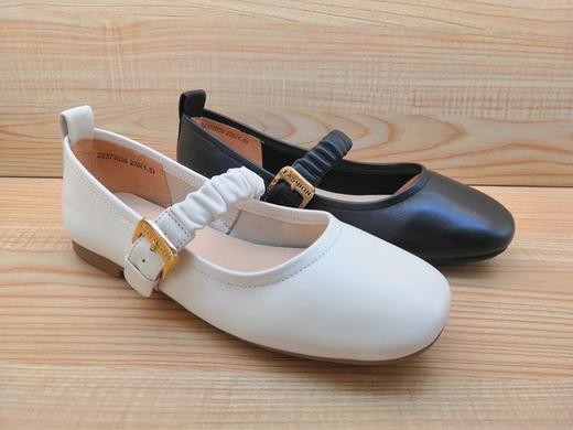 豪行女鞋22373839软牛皮舒适低跟休闲皮鞋女单鞋浅口 商品图2