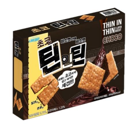 초코 틴인틴 비스켓안에 비스켓200g 商品图0