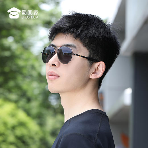 【实付满399送保温杯】【夏季款变色镜】户外防护太阳墨镜 男女车用偏光护眼镜 商品图7