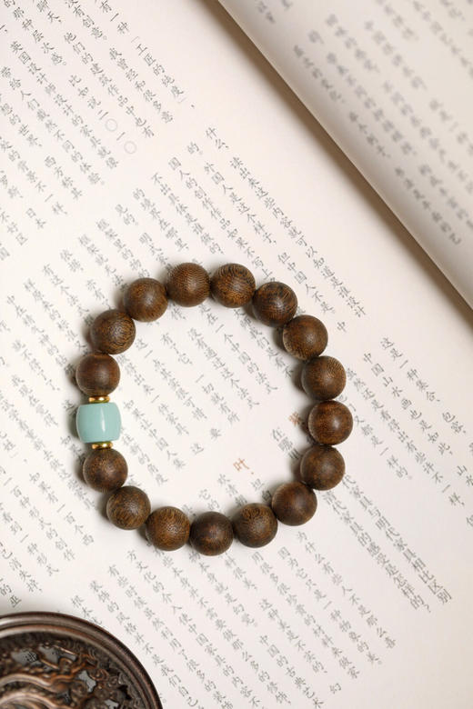 【青山特惠】12mm绿棋楠【素清】沉香手串 c37 商品图3