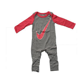 耐克-童衣类（秋）A7NIKE YA3女2件装长袖连身衣礼盒赛粉