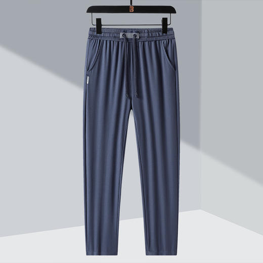 【冰丝速干】【新款DSK】大依优型大码冰丝裤松紧腰休闲运动裤直筒卫裤休闲裤加肥加大运动薄薄长裤胖子裤子夏季款 商品图7