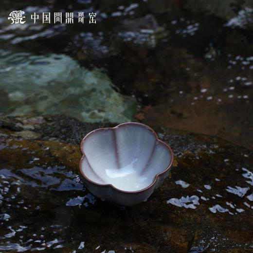 问鼎哥窑致巧款凌霜杯（竹林鹤立） 商品图2