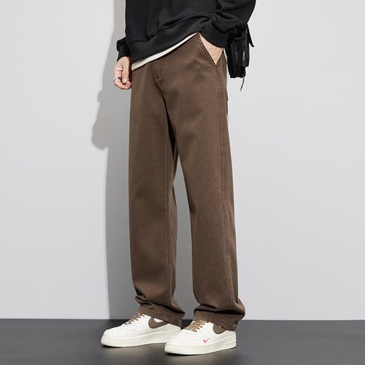 【蜂窝莱赛尔天丝】男士莱赛尔天丝牛仔裤，宽松版型，舒适透气！夏季高端垂感松紧腰纯色休闲男宽松直筒百搭阔腿裤 商品图5