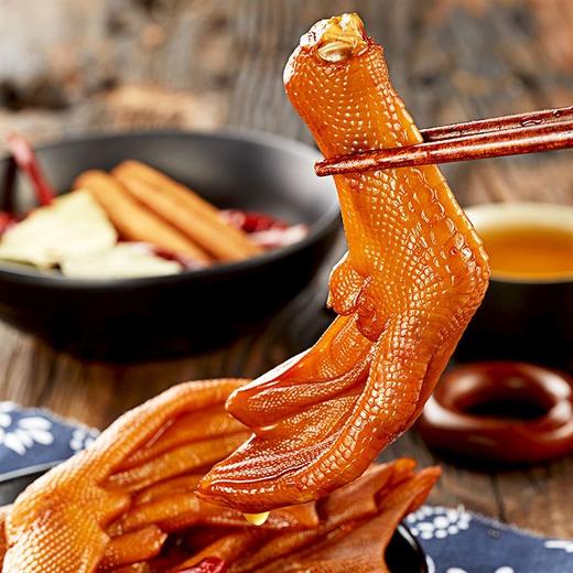 【鲜香爽辣！龙岩泡鸭爪】福建特产辣味脆鸭掌，多汁脆爽劲道口感辣而生香，网红零食小吃休闲卤味食品Y 商品图1