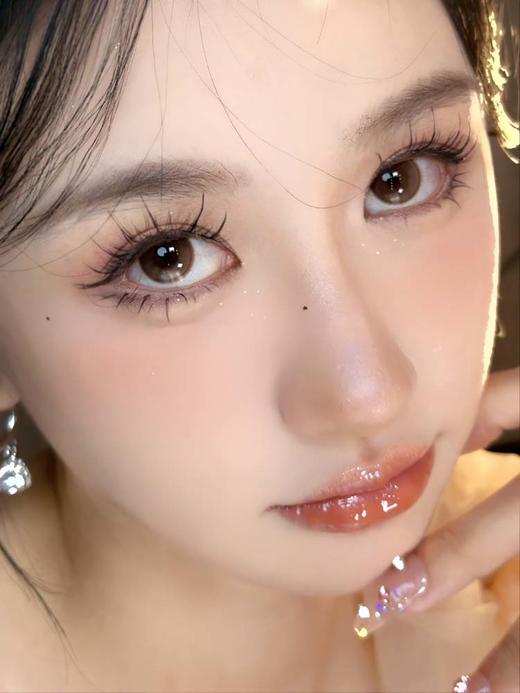 sugarplum糖豆 美瞳日抛 天空镜棕 直径14.2mm着色13.4mm 商品图1