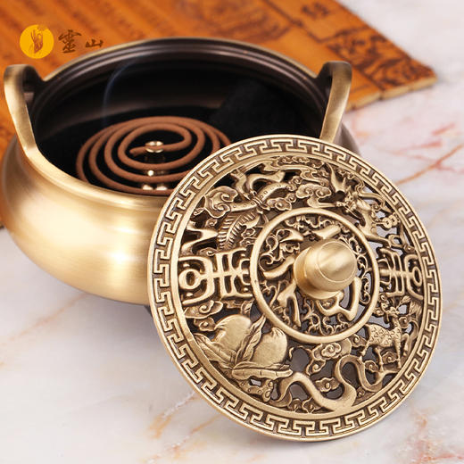 三足圆耳香炉 商品图2