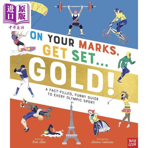 【中商原版】奥运会指南 On Your Marks Get Set Gold 英文原版 儿童科普绘本 知识百科图画书 进口图书 7-12岁 内容丰富有趣 商品图0