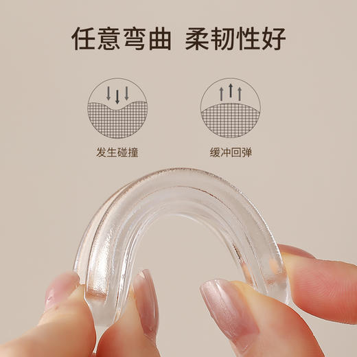 FaSoLa推拉门免打孔拉手把手铝合金木门厨柜玻璃厨房明装移门柜门手柄 商品图2