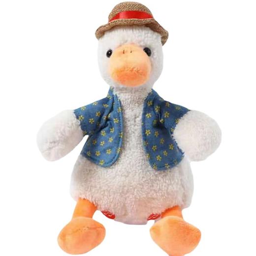 【网红沙雕复读鸭】新款网红玩具电动毛绒复读鸭学说话录音唱歌鸭子 商品图4