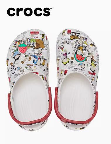 Crocs洞洞鞋经典Peanuts智必星Clog K208630-94S 商品图0
