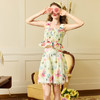 两三事斑斓夏至2024夏季新款小清新吊带短裤印花两件套女时尚套装 商品缩略图2