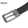  POLO 男士皮带商务休闲鳄鱼纹腰带双头层牛皮男裤带012251 商品缩略图4