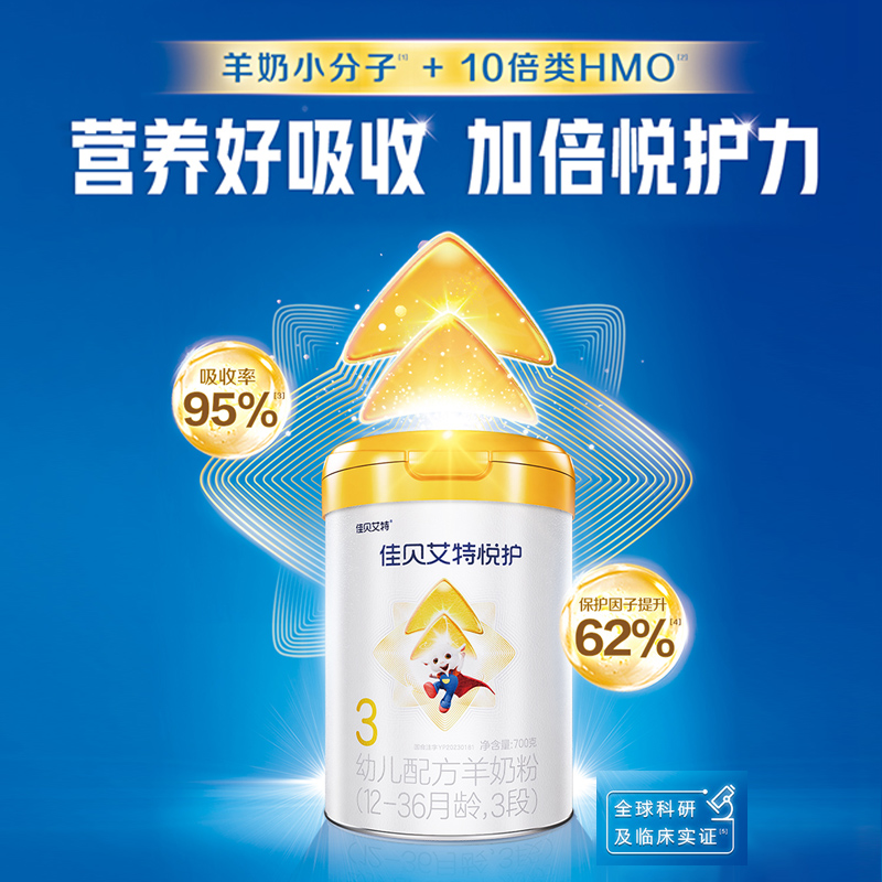 佳贝艾特悦护婴儿配方羊奶粉