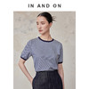 IN AND ON 条纹印象 100%棉条纹刺绣T恤54324 商品缩略图3
