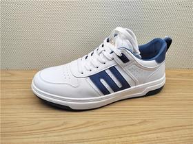 豪行春季新款13142027纯皮牛皮运动休闲男鞋单鞋板鞋