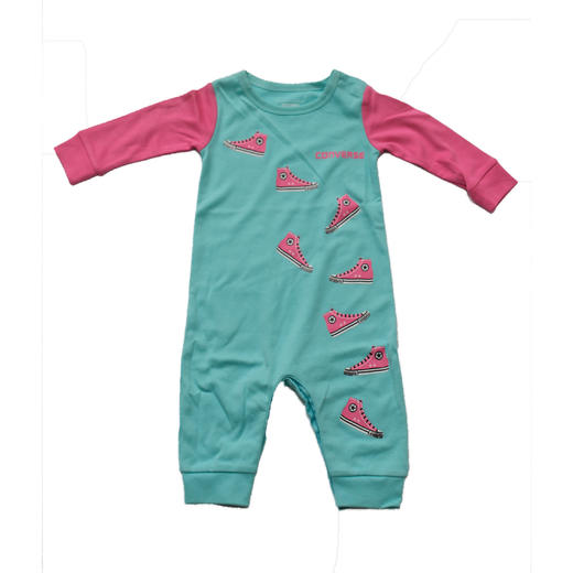 Converse匡威童衣女INFANT长袖连身衣水光蓝73162SE964U366-9 商品图0