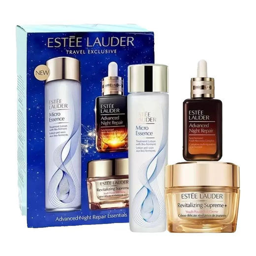 【加赠红石榴洁面125ml正装】Estee Lauder/雅诗兰黛 护肤三件套（小棕瓶精华50ml+原生液200ml+胶原霜75ml） 商品图2