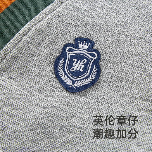 【商场同款】英氏童装春秋纯棉学院风外套男童新款婴儿外套 商品图2