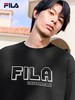 3件4折【自营】FILA/斐乐  斐乐男子针织短袖衫2024夏季新款马赛克图案休闲舒适T恤 F11M429107FBK 商品缩略图2