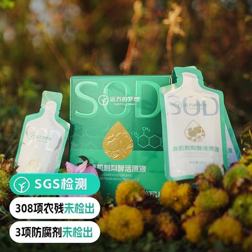 【SGS308项农残未检出定制款 有机刺梨酵活原液50ml*10袋/盒】每100mISOD含量30万U 高活性物质 大分子转换成小分子肽有益吸收 商品图0